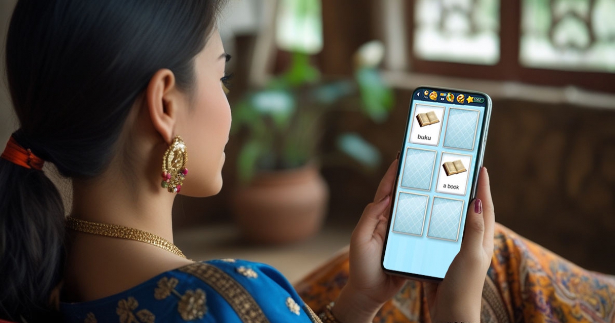 Fun Language Learning - MemoLingo User Experience Pengguna belajar kosakata bahasa Inggris dengan aplikasi MemoLingo di smartphone dengan metode yang menyenangkan