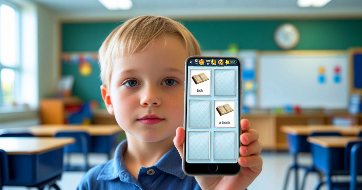 MemoLingo matching-kort med russisk-norsk ordpar.