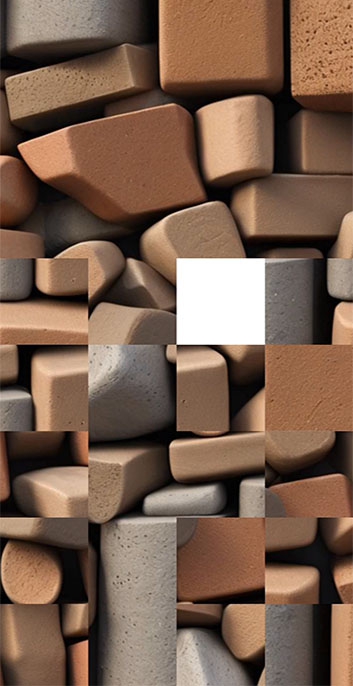 Пазл с изображением кирпичей Коллекция сложных пазлов кирпичи